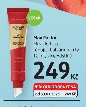 Balzám na rty Miracle Pure Max Factor