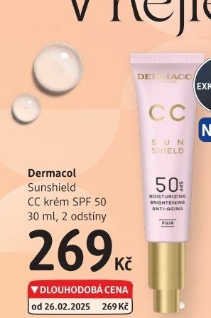 CC krém Sun shield SPF 50 Dermacol