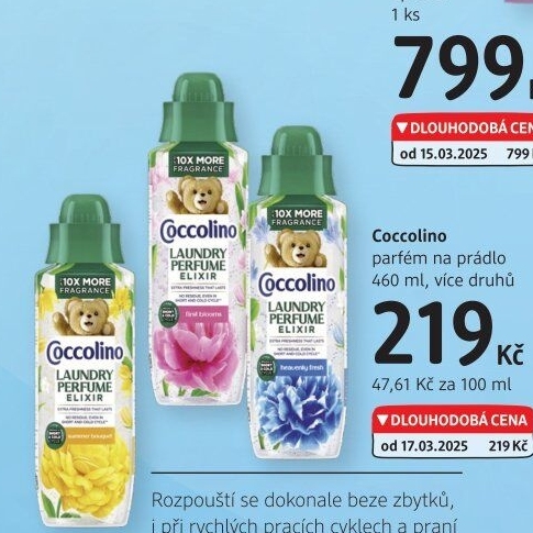 Parfém na prádlo Coccolino