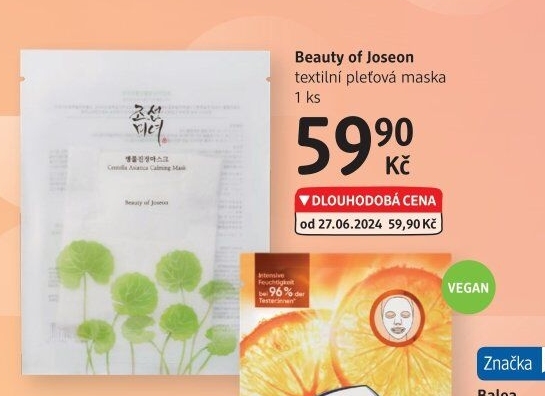 Pleťová maska textilní Beauty of Joseon