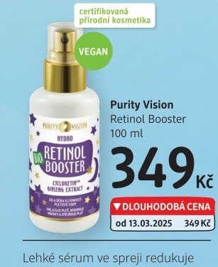 Pleťové sérum Retinol Booster bio Purity Vision
