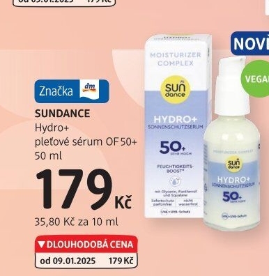 Sérum pleťové Hydro+ OF 50+ Sundance