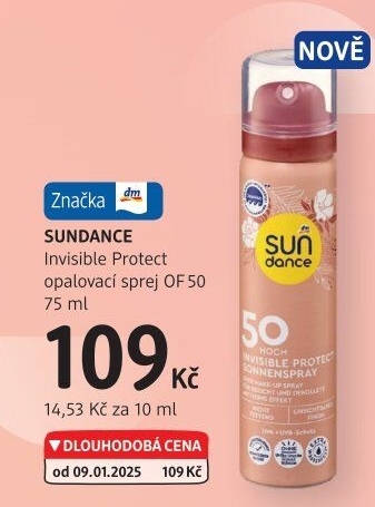 Sprej na opalování Invisible Protect OF 50 Sundance