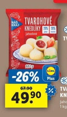 Tvarohové knedlíky jahodové