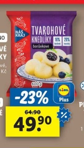 Tvarohové knedlíky borůvkové