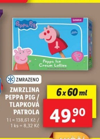 Zmrzlina Peppa Pig / Tlapková patrola