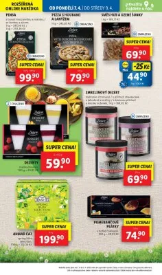 akční leták Lidl 7.4.2025-9.4.2025