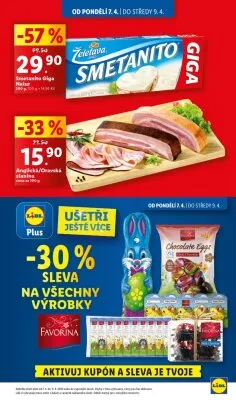 akční leták Lidl 7.4.2025-9.4.2025