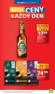 akční leták Lidl 7.4.2025-9.4.2025