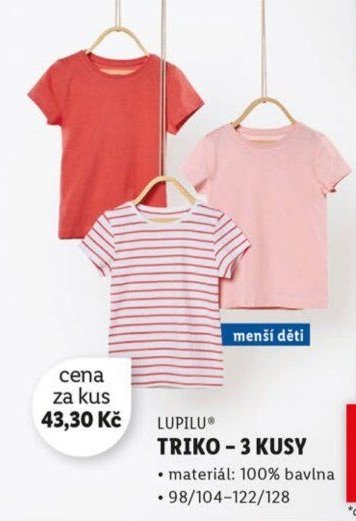 LUPILU Triko - 3 kusy