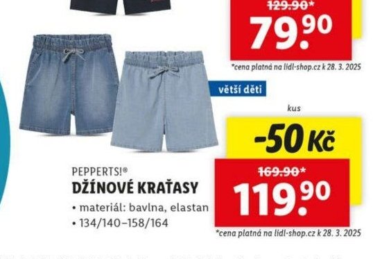 PEPPERTS! Džínové kraťasy