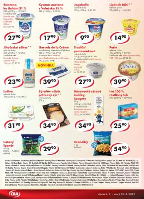 akční leták CBA 9.4.2025-15.4.2025