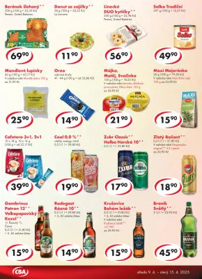 akční leták CBA 9.4.2025-15.4.2025