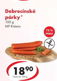Párky debrecínské Krásno