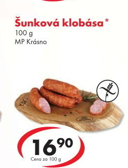 Šunková klobása Krásno