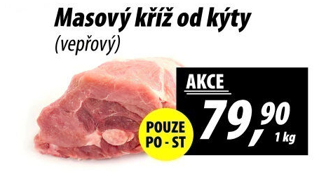 Masový kříž od kýty vepřový