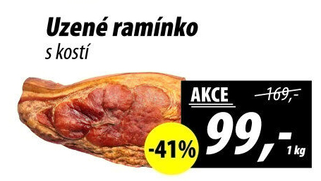 Uzené ramínko s kostí
