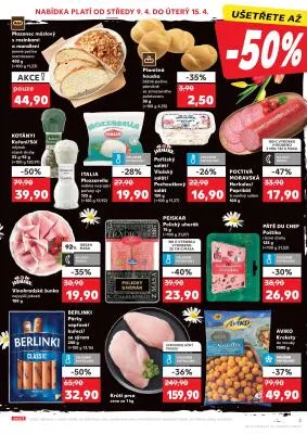 akční leták Kaufland 9.4.2025-15.4.2025