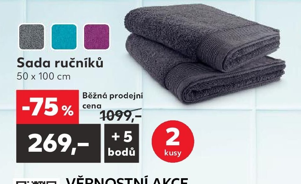 Sada ručníků 50 x 100 cm