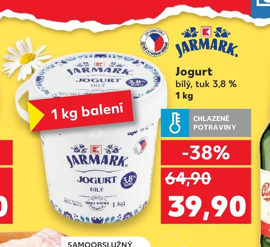 Jarmark Jogurt bílý