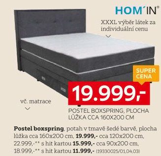 POSTEL BOXSPRING