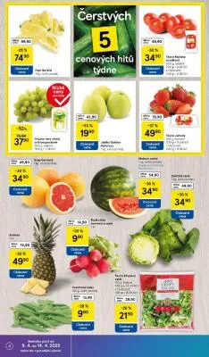 akční leták Tesco 9.4.2025-14.4.2025