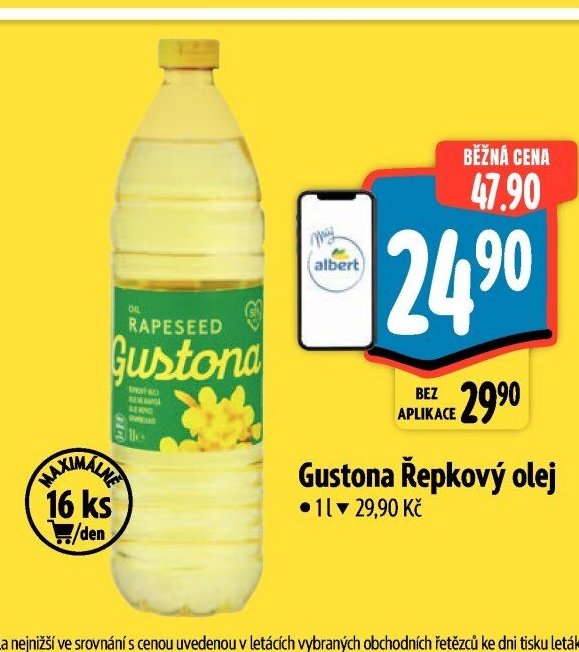 Gustona Řepkový olej