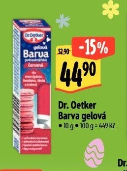 Dr. Oetker Barva gelová