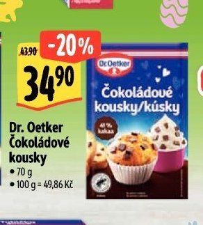 Dr. Oetker Čokoládové kousky