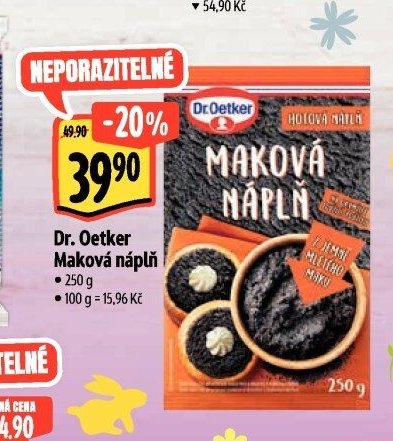 Dr. Oetker Maková náplň