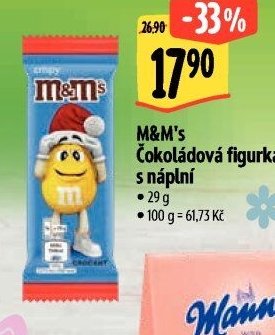 M&M's Čokoládová figurka s náplní