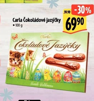 Carla Čokoládové jazýčky