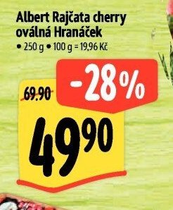 Albert Rajčata cherry oválná Hranáček