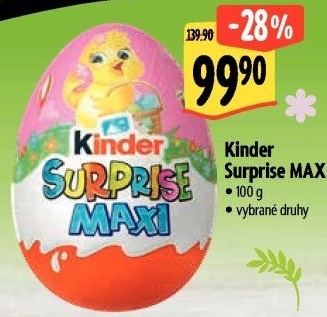 Čokoládové vajíčko s překvapením Maxi Kinder Surprise