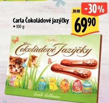 Jazýčky čokoládové Carla