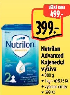Kojenecká výživa Nutrilon Advanced
