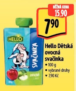 Ovocná kapsička Hello