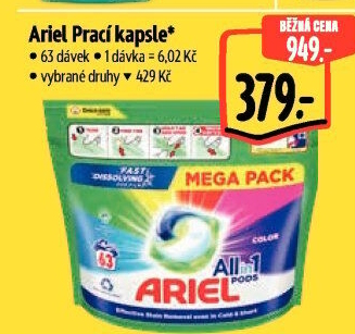 Prací kapsle Ariel