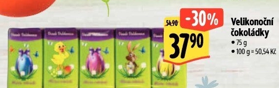 Velikonoční čokoládky