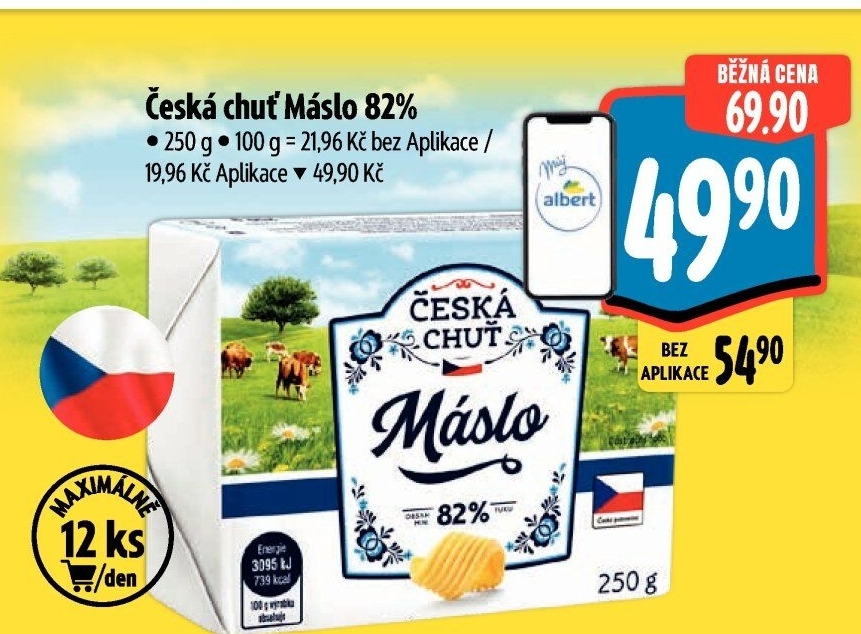 Máslo Česká chuť