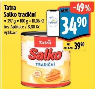 Mléko kondenzované Salko Tatra