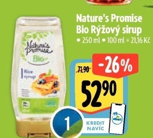 Rýžový sirup bio Nature'