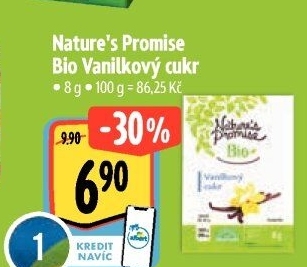 Vanilkový cukr bio Nature'
