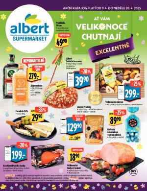 akční leták Albert 9.4.2025-20.4.2025