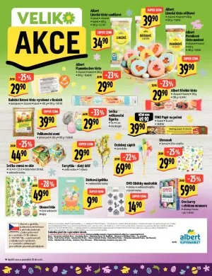 akční leták Albert 9.4.2025-20.4.2025