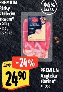 Anglická slanina Premium Albertovo uzenářství