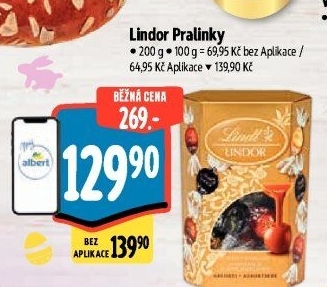 Bonboniéra Pralinky Lindor Lindt