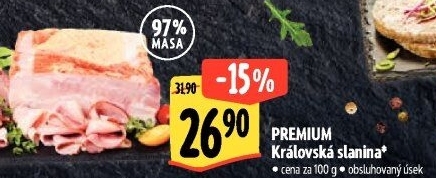 Královská slanina Premium Albertovo uzenářství