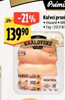 Kuřecí prsní řízky královské Premium Albert