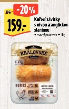 Kuřecí závitky královské Premium Albert